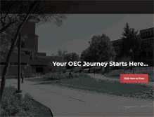 Tablet Screenshot of oaklandearlycollege.org